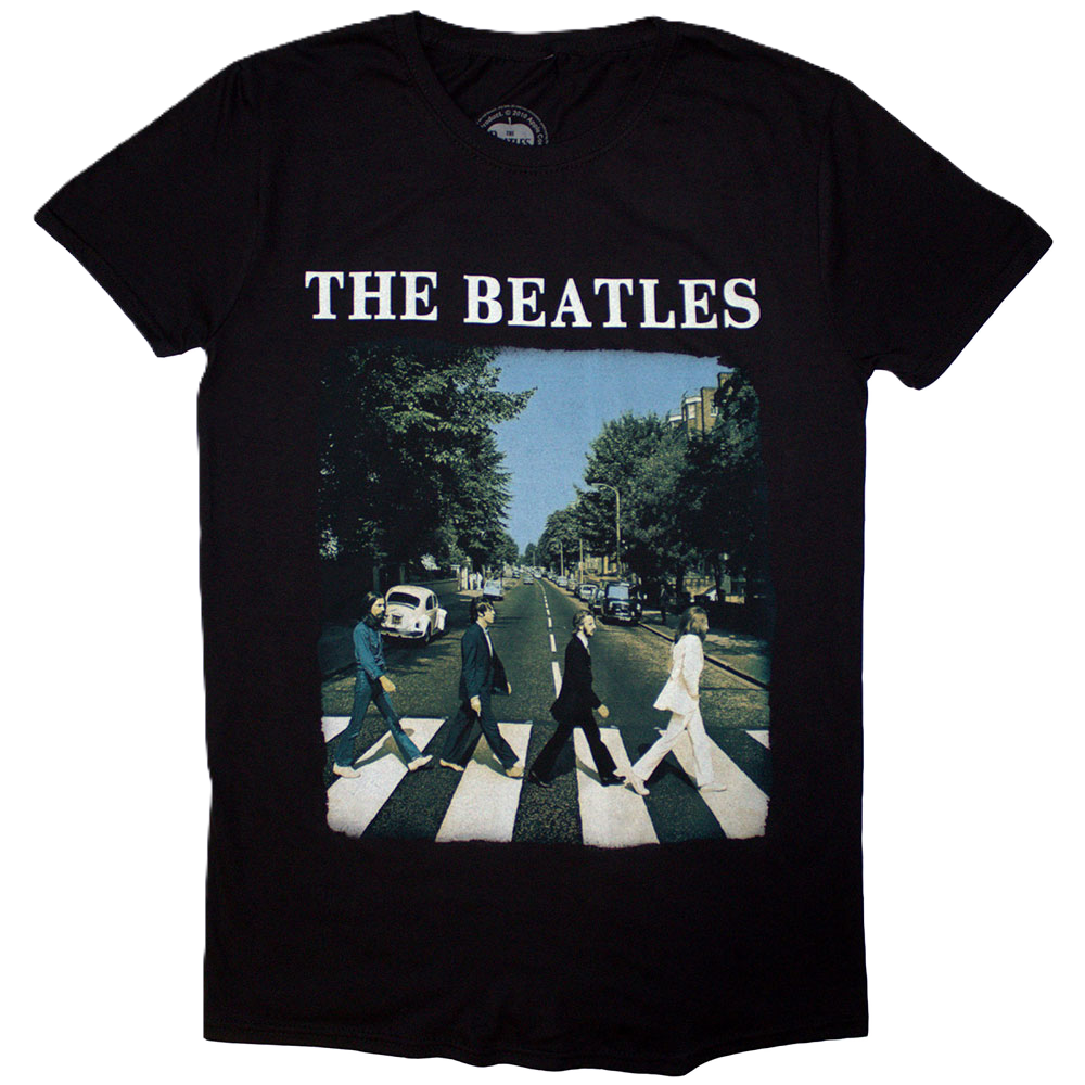 The Beatles Abbey Road Cover & Logo - T-Shirt