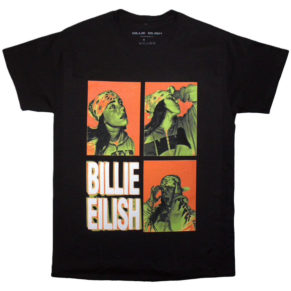 Billie Eilish 3 Photo Logo - T-Shirt