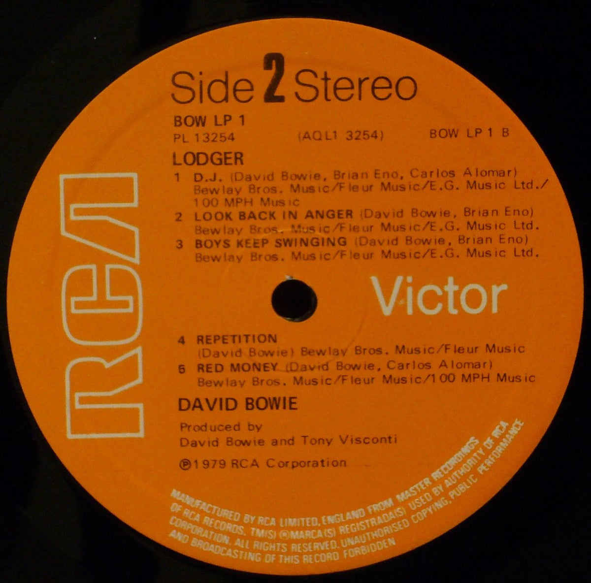 Bowie, David - Lodger - RecordPusher