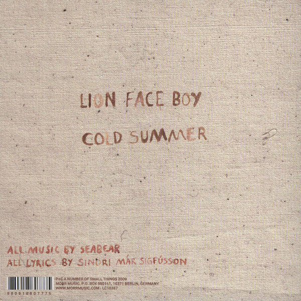 Seabear - Lion Face Boy.