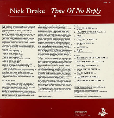 Drake, Nick - Time Of No Reply.