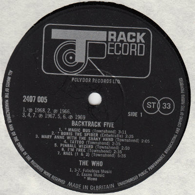 Who/Hendrix - Backtrack 5