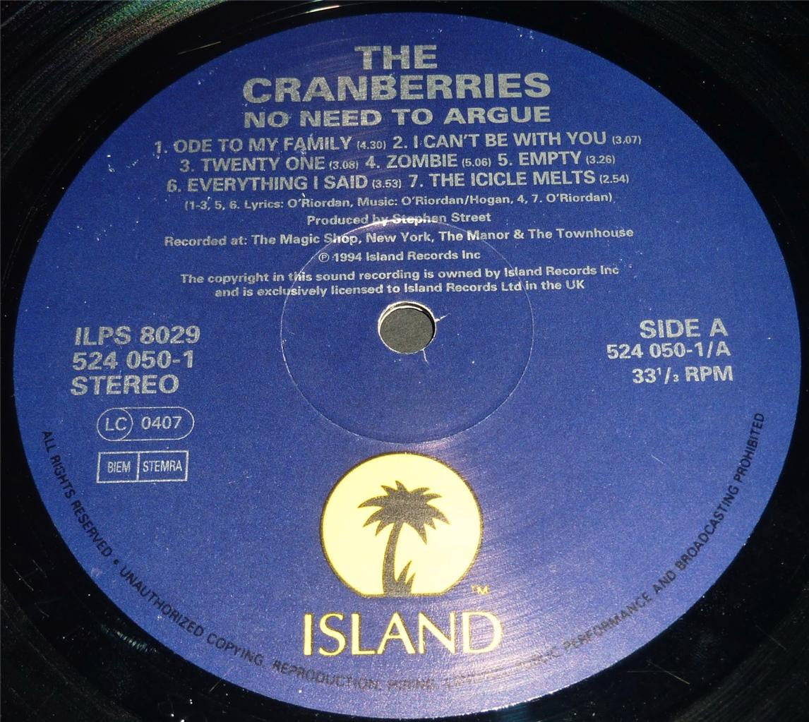 Cranberries - No Need To Argue
