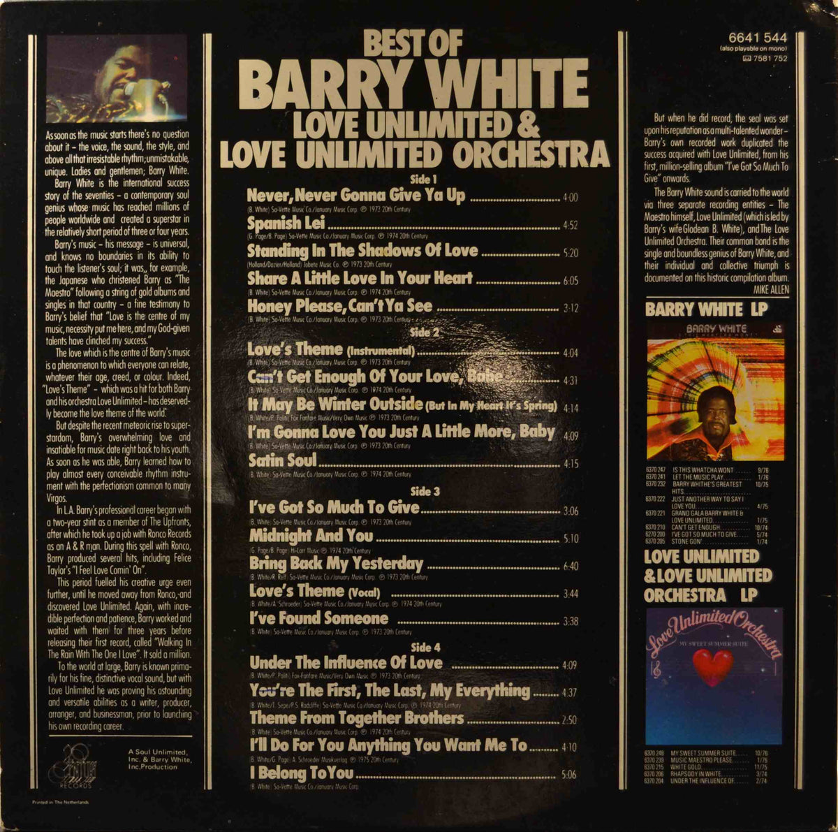 White, Barry - Best Of
