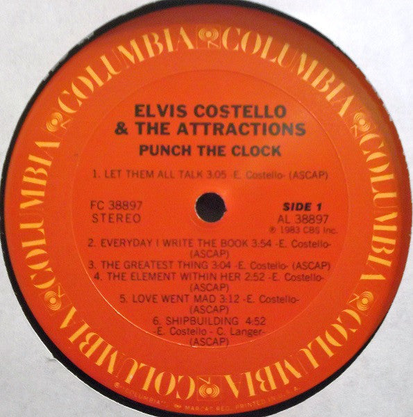 Costello, Elvis And The Attractions - Punch The Clock - RecordPusher