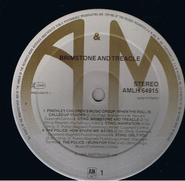 Brimstone & Treacle - OST