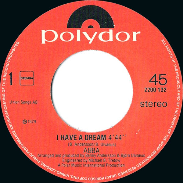 ABBA - I Have A Dream - RecordPusher
