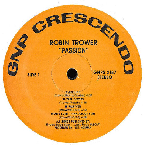 Trower, Robin – Passion