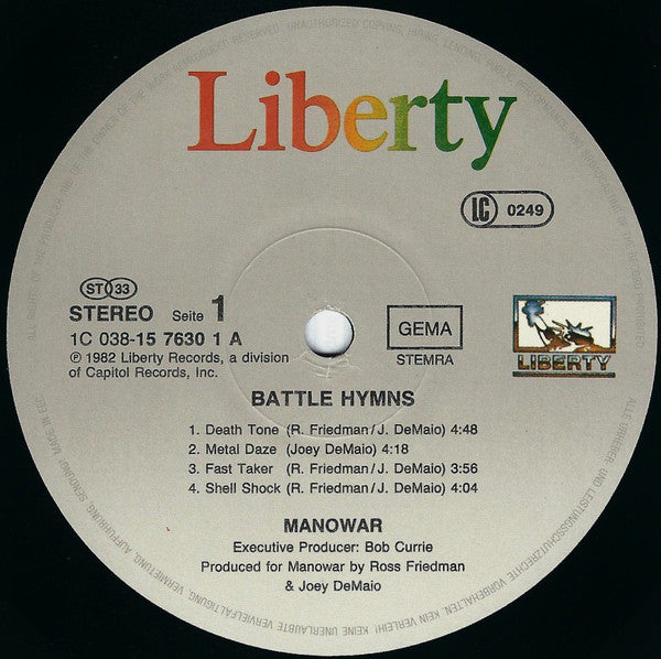 Manowar – Battle Hymns