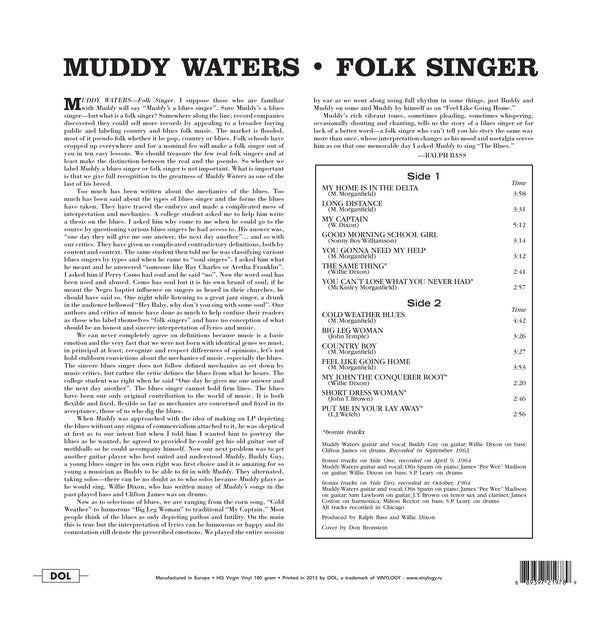 Waters, Muddy – Folk Singer