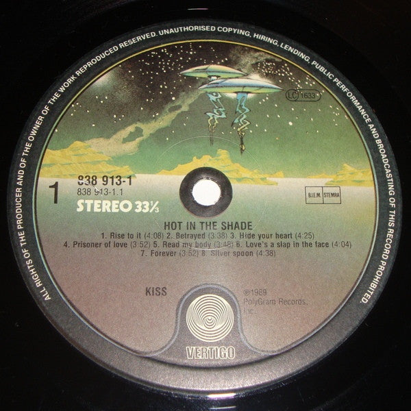 Kiss – Hot In The Shade