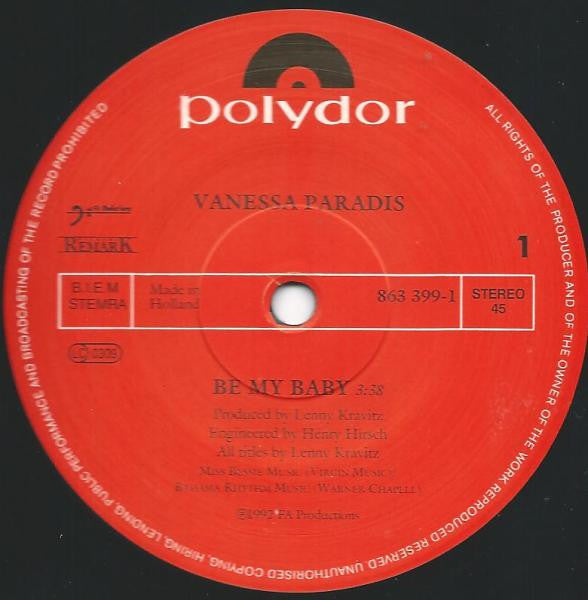 Paradis, Vanessa - Be My Baby