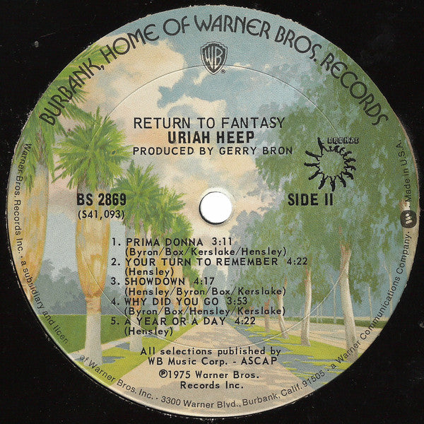 Uriah Heep - Return To Fantasy