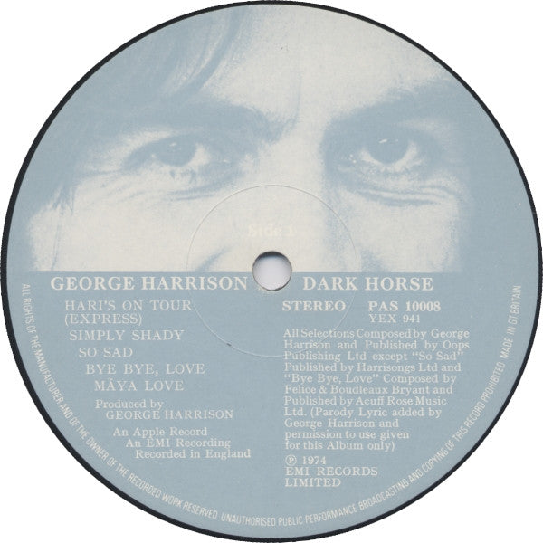 Harrison, George - Dark Horse