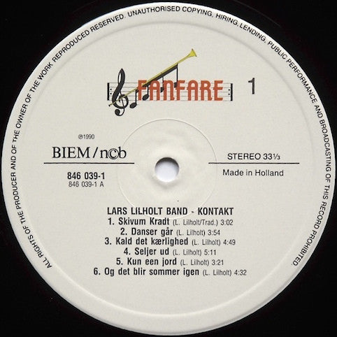 Lilholt,Lars Band – Kontakt