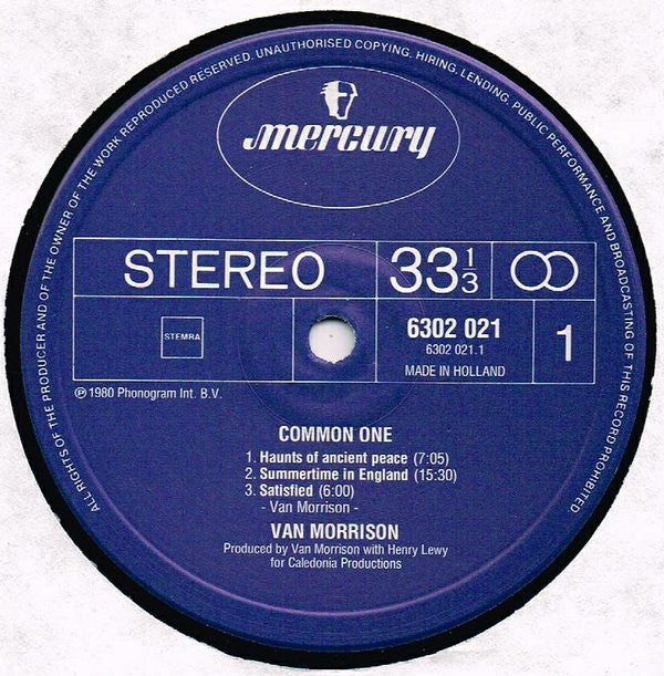 Morrison, Van - Common One