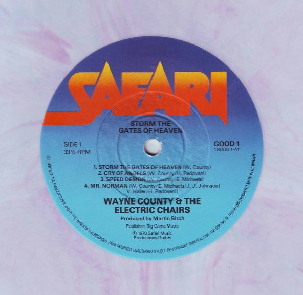 County, Wayne & The Electric Chairs - Storm The Gates Of Heaven