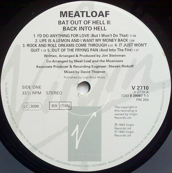 Meat Loaf - Bat Out Of Hell II