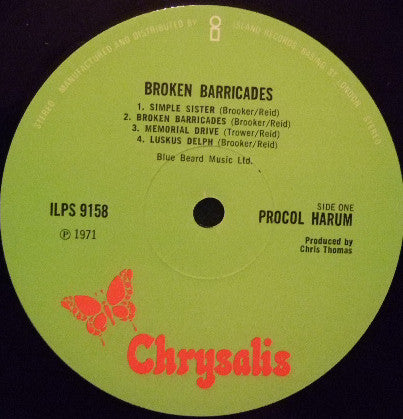 Procol Harum – Broken Barricades