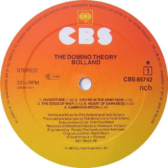 Bolland – The Domino Theory