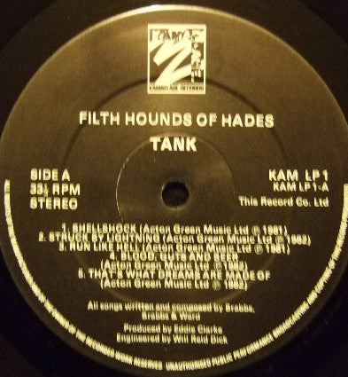Tank – Filth Hounds Of Hades