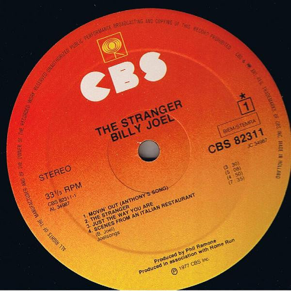 Joel, Billy - The Stranger