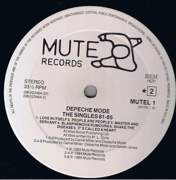 Depeche Mode – The Singles 81 - 85