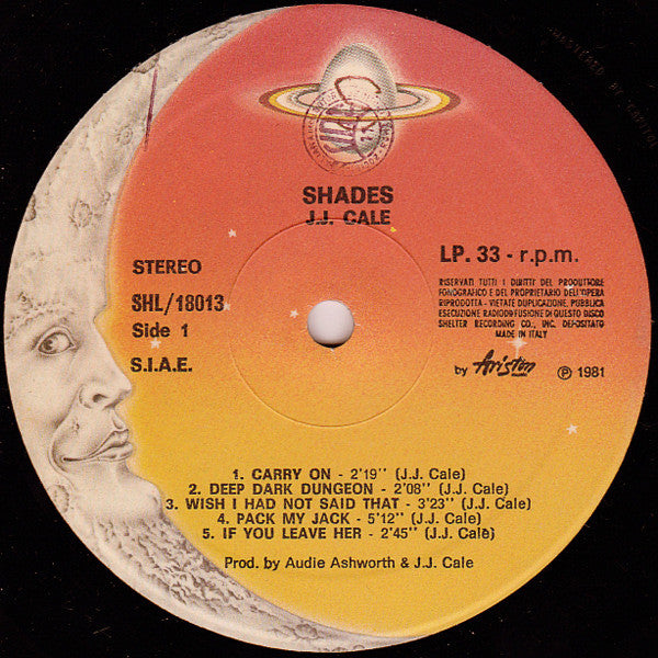 Cale, J.J. - Shades - RecordPusher