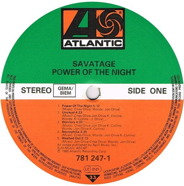 Savatage - Power Of The Night