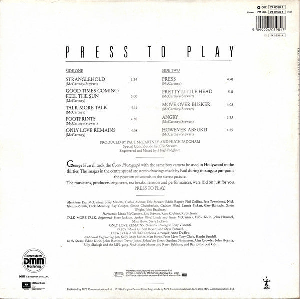 McCartney, Paul - Press To Play