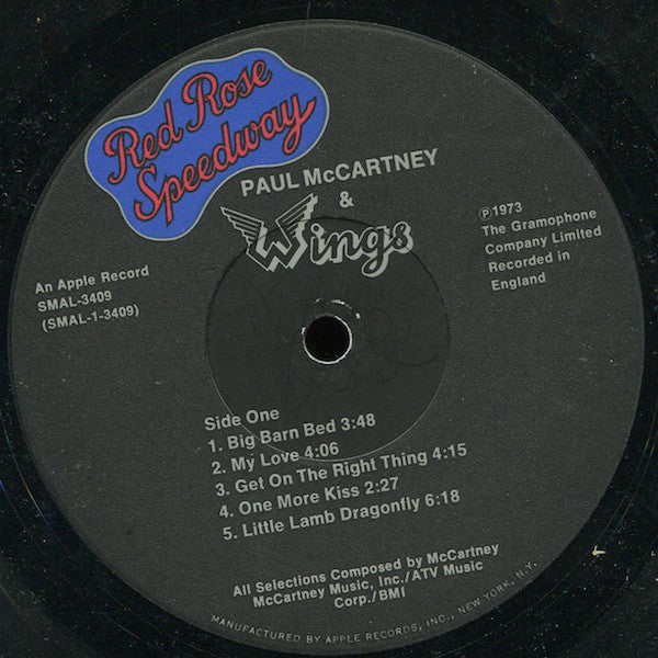 Wings McCartney, Paul - Red Rose Speedway
