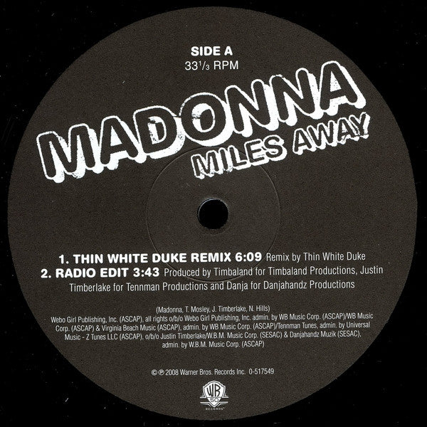 Madonna - Miles Away - RecordPusher