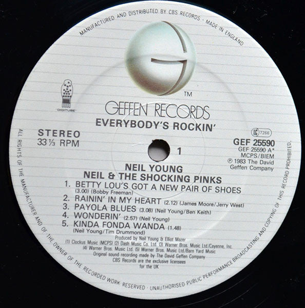Young, Neil And The Shocking Pinks - Everybody's Rockin'