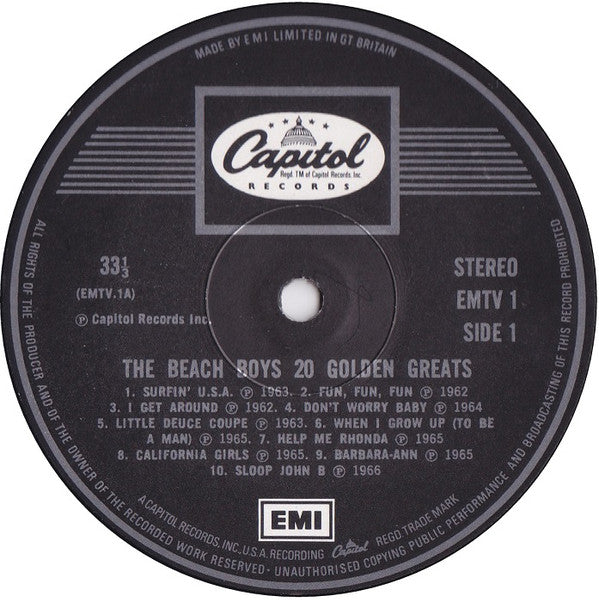 Beach Boys – 20 Golden Greats