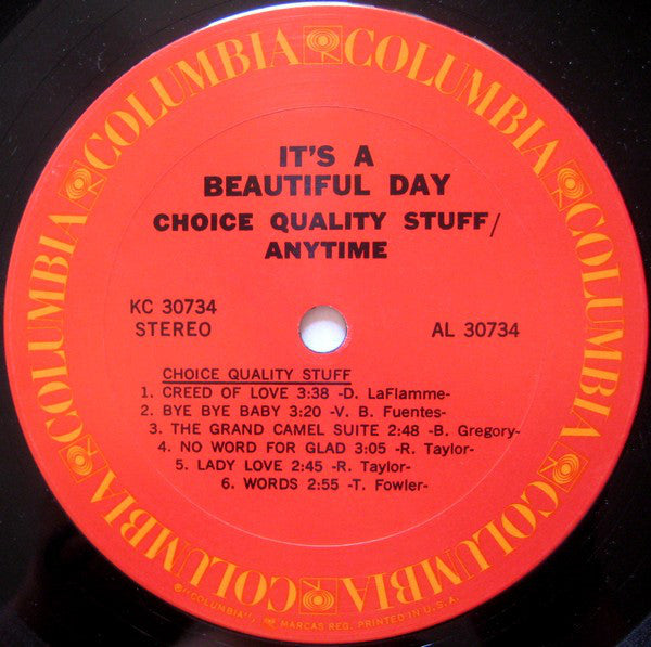 It's A Beautiful Day - Choice Quality Stuff/Anytime