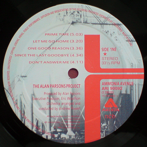Alan Parsons Project - Ammonia Avenue