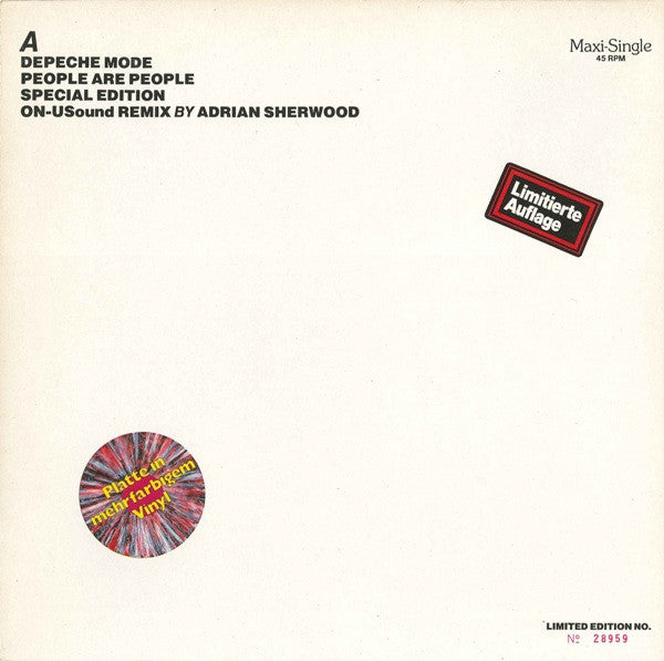 Depeche Mode – People Are People (Special Edition ON-USound Remix By Adrian Sherwood)