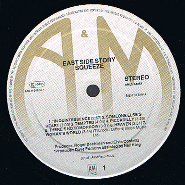 Squeeze - Eastside Story..