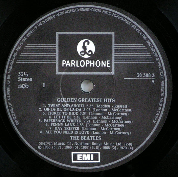 Beatles - Golden Greatest Hits