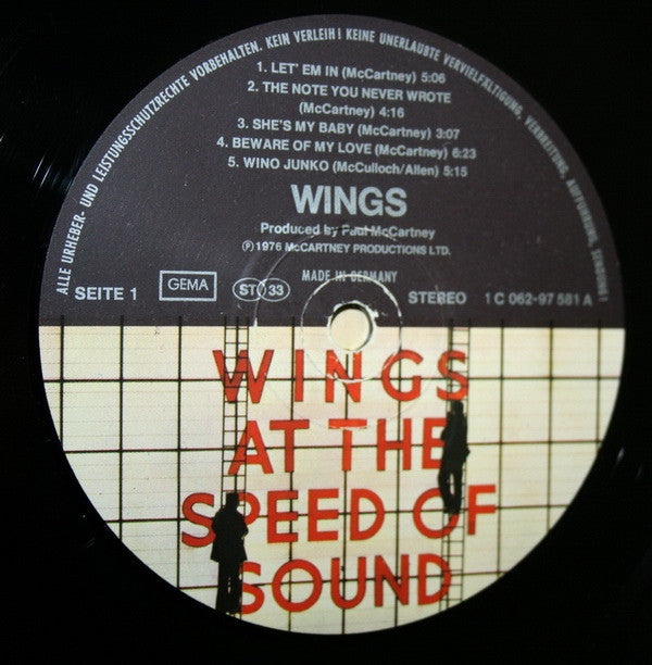 Wings - At The Speed Of Sound