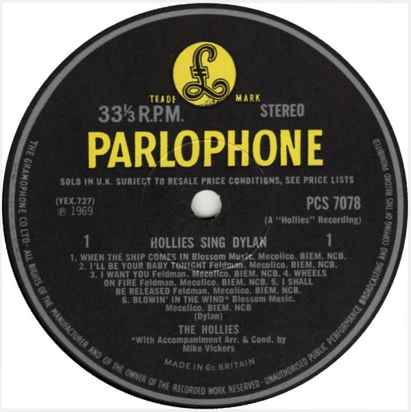 Hollies - Hollies Sing Dylan