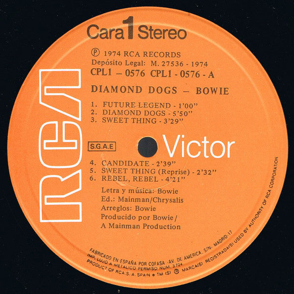 Bowie, David - Diamond Dogs