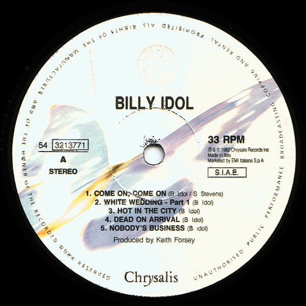 Idol, Billy - Billy Idol