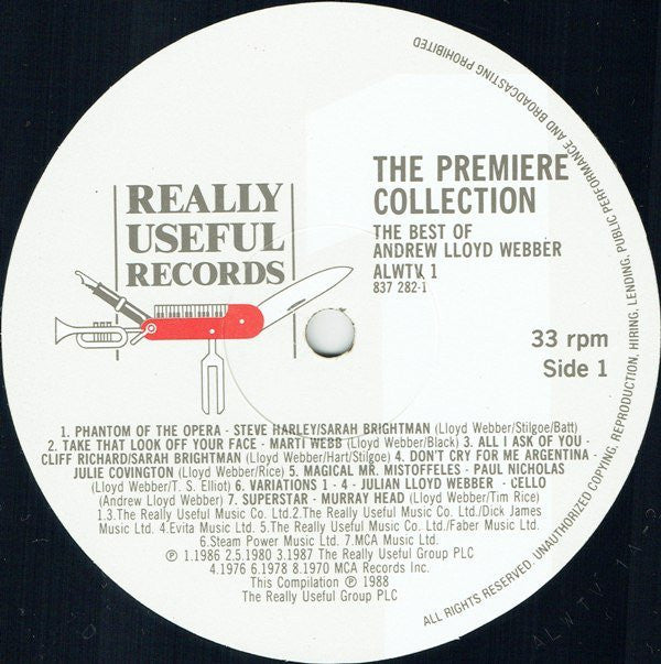 Webber, Andrew Lloyd - The Premiere Collection