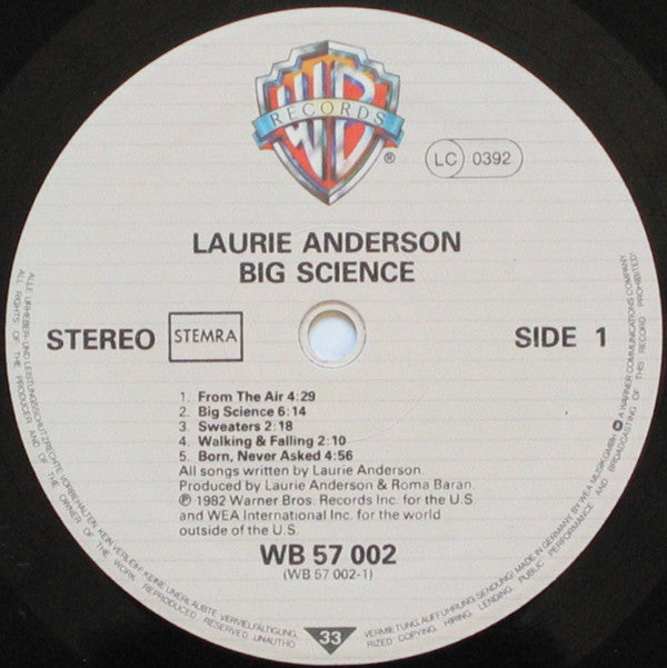 Laurie Anderson – Big Science
