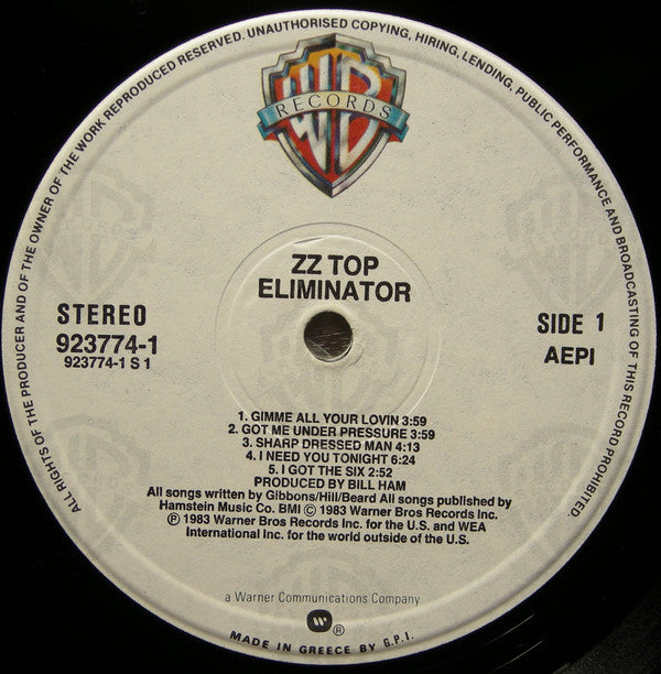 ZZ Top - Eliminator