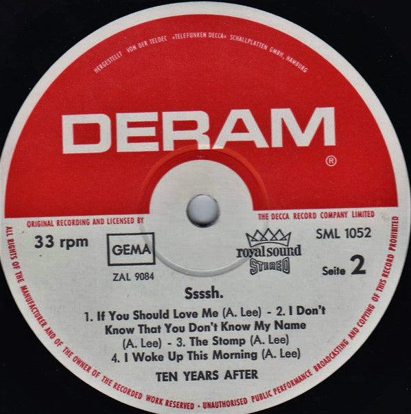 Ten Years After - Ssssh