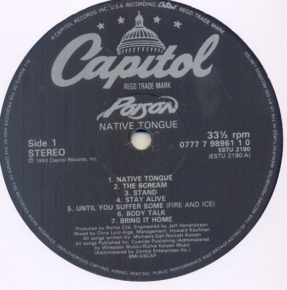 Poison – Native Tongue