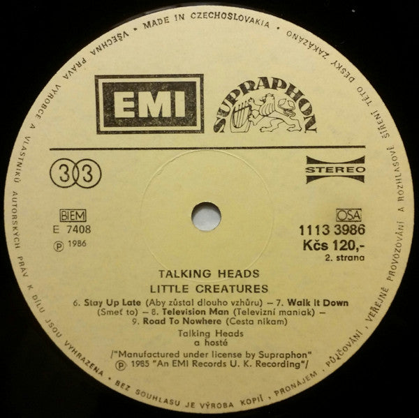 Talking Heads - Little Creatures