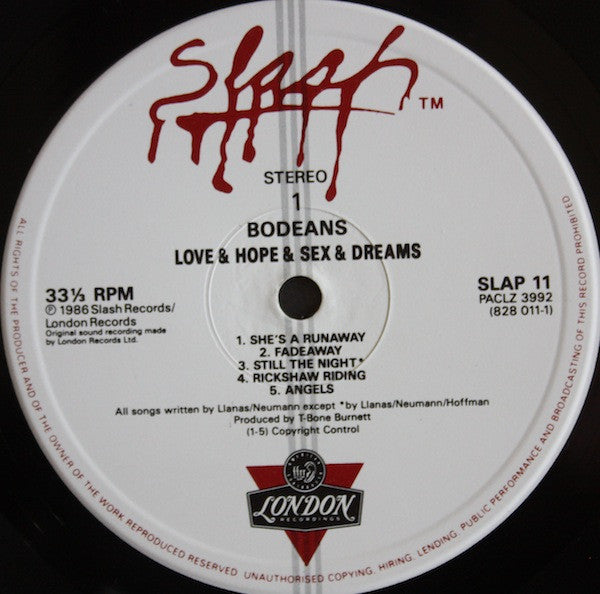 BoDeans – Love & Hope & Sex & Dreams